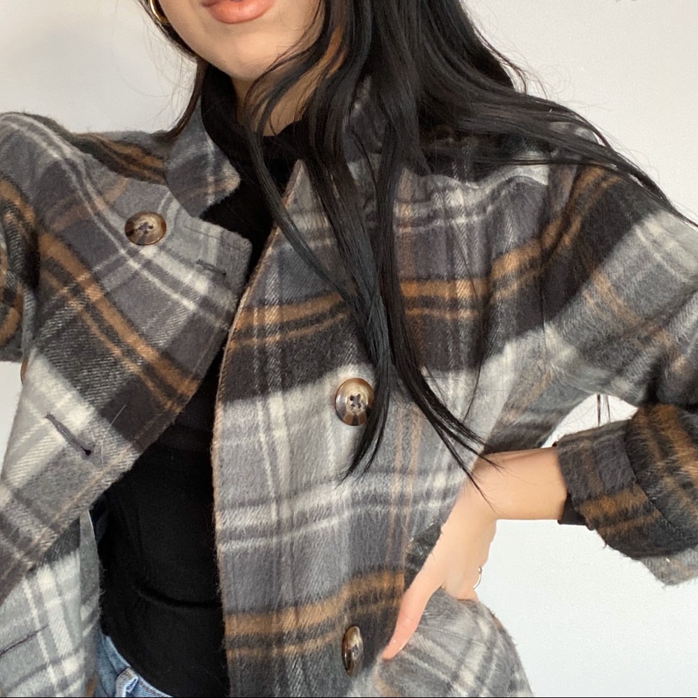 WORTHINGTON Super Soft Plaid Jacket -Size M